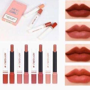 Heng Fang Hey Girl 4pcs Mini Cigratte Matte Lipsticks Set