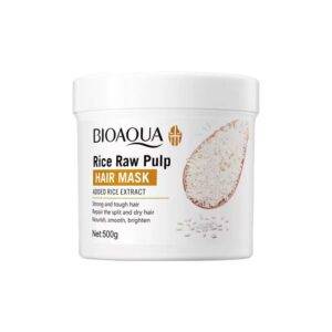 BIOAQUA Rice Raw Pulp Hair Mask For Dry Damaged Hair - 500g
