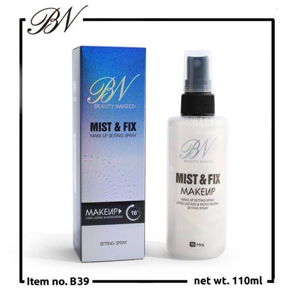 Beauty Nakeed Mist & Fix Make-Up Setting Spray 110ml