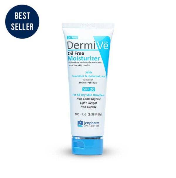 DermiVe Oil Free Moisturizer 100ml - SPF 20