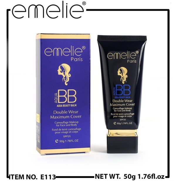 Emelie Double Wear Maximum Cover BB Cream - 50g