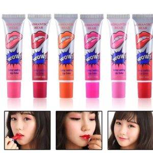 Romantic Bear WOW 6pcs Peel Off Lipgloss Set